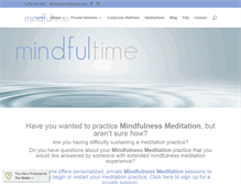 Tablet Screenshot of mindfultime.com